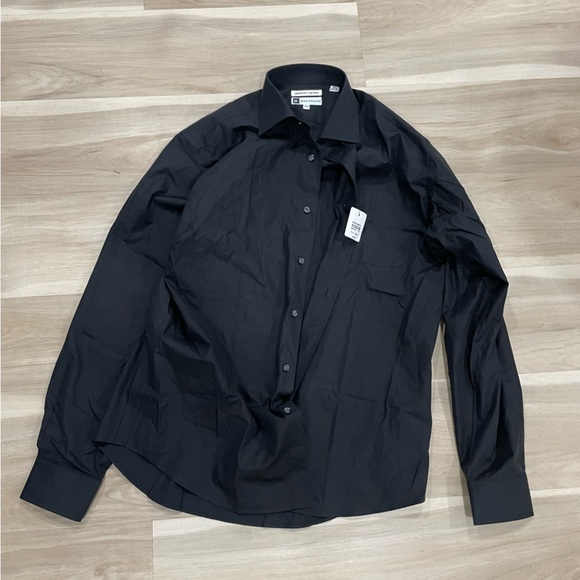 NWT Men's Black Dress Shirt - Picture 1 of 5